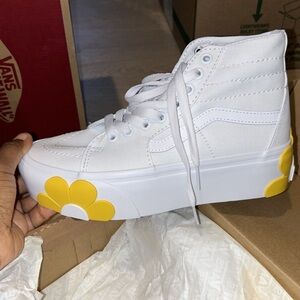 Vans stackform Yellow daisy true white